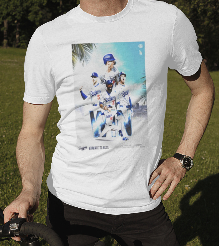 Los Angeles Dodgers Advance To 2025 NLCS Victory Celebration T-Shirt