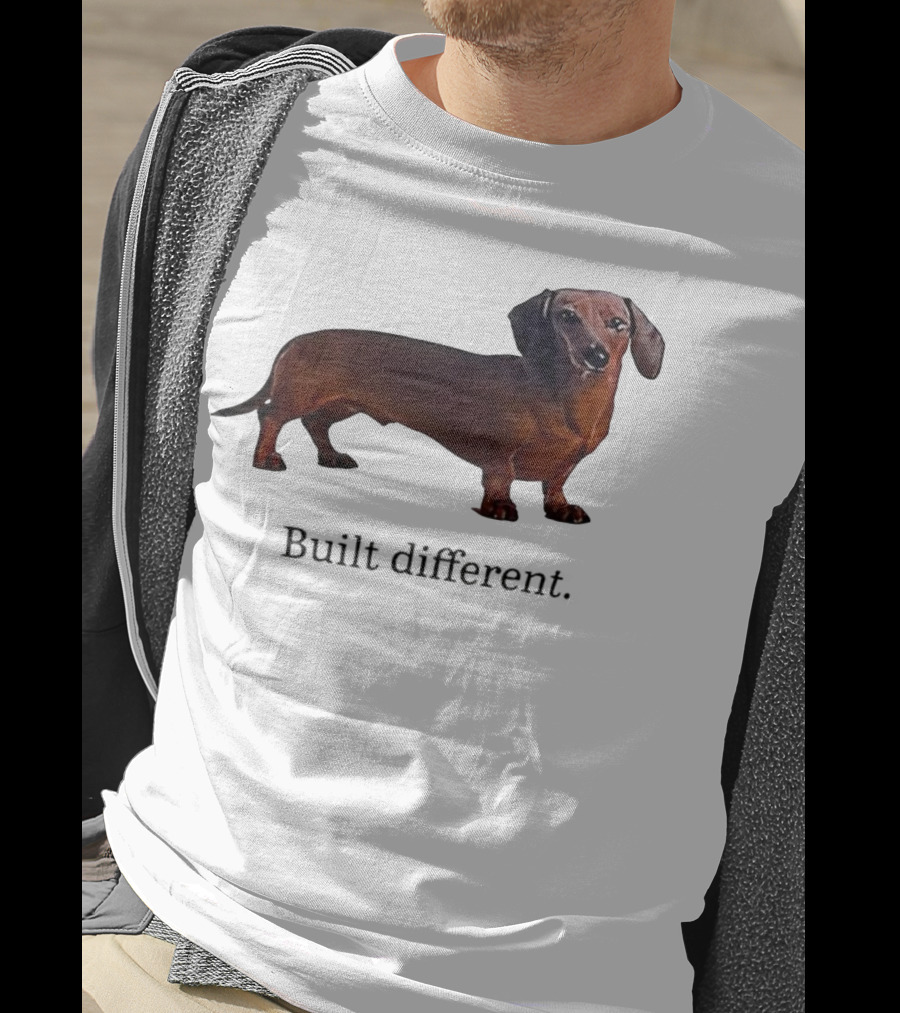 Dachshund Built Different T-Shirt