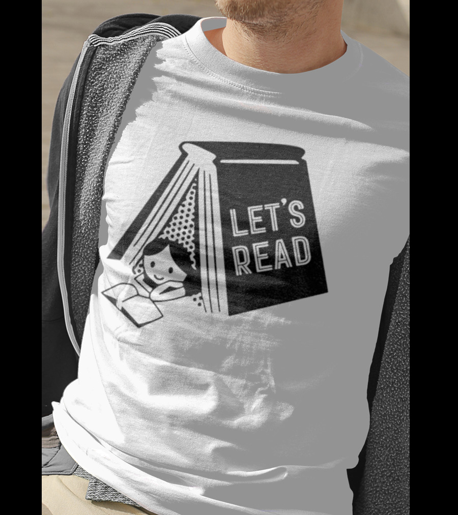 Derek Luh Let’s Read 2025 Book Tent Design T-Shirt