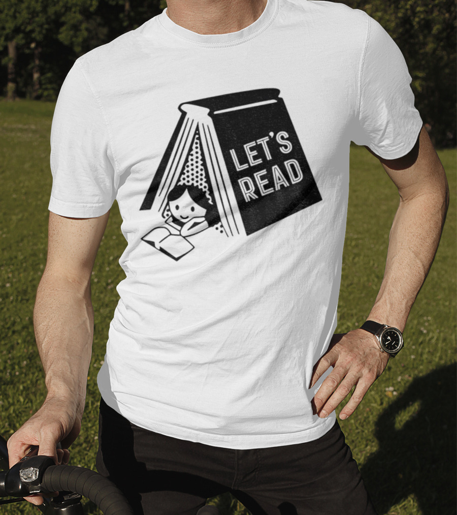 Derek Luh Let’s Read 2025 Book Tent Design T-Shirt