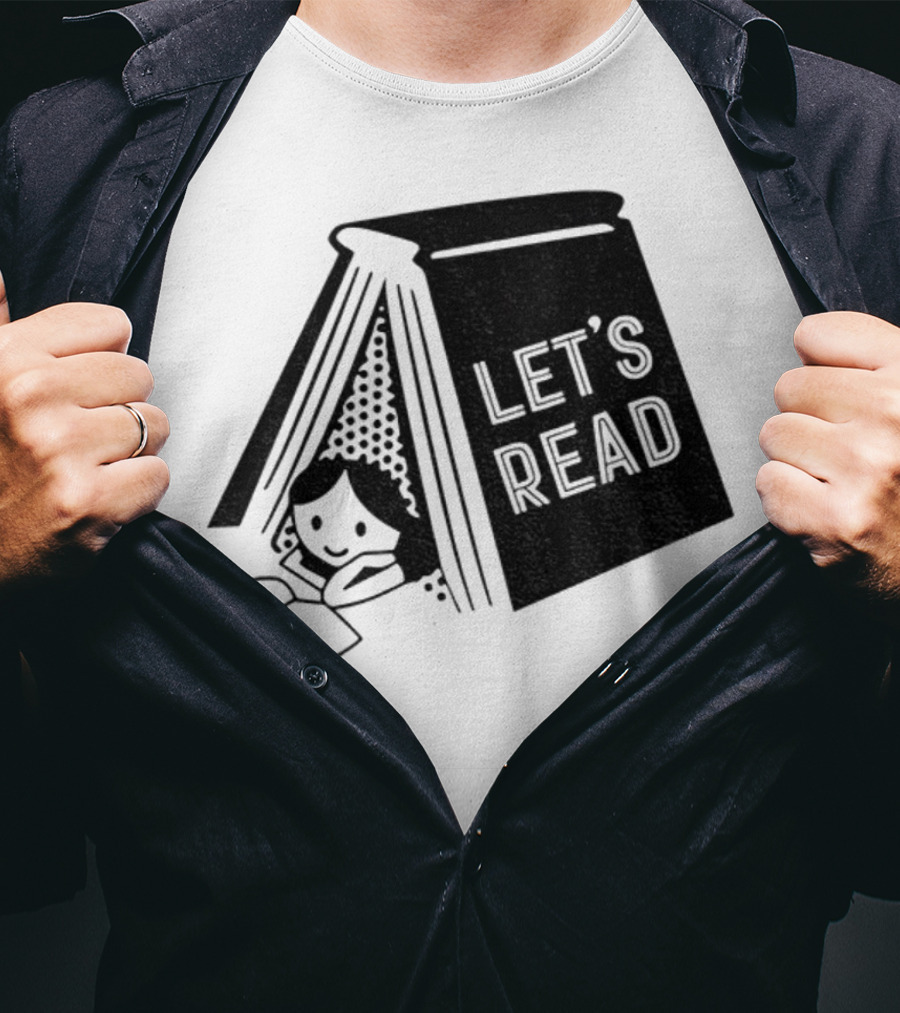 Derek Luh Let’s Read 2025 Book Tent Design T-Shirt