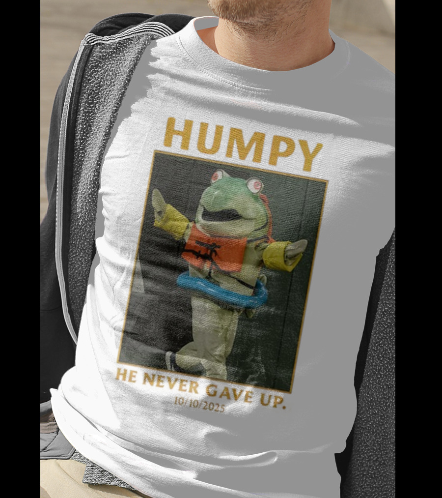 Humpy Salmon He Never Gave Up Seattle Mariners MLB Baseball 10 10 2025 T-Shirt