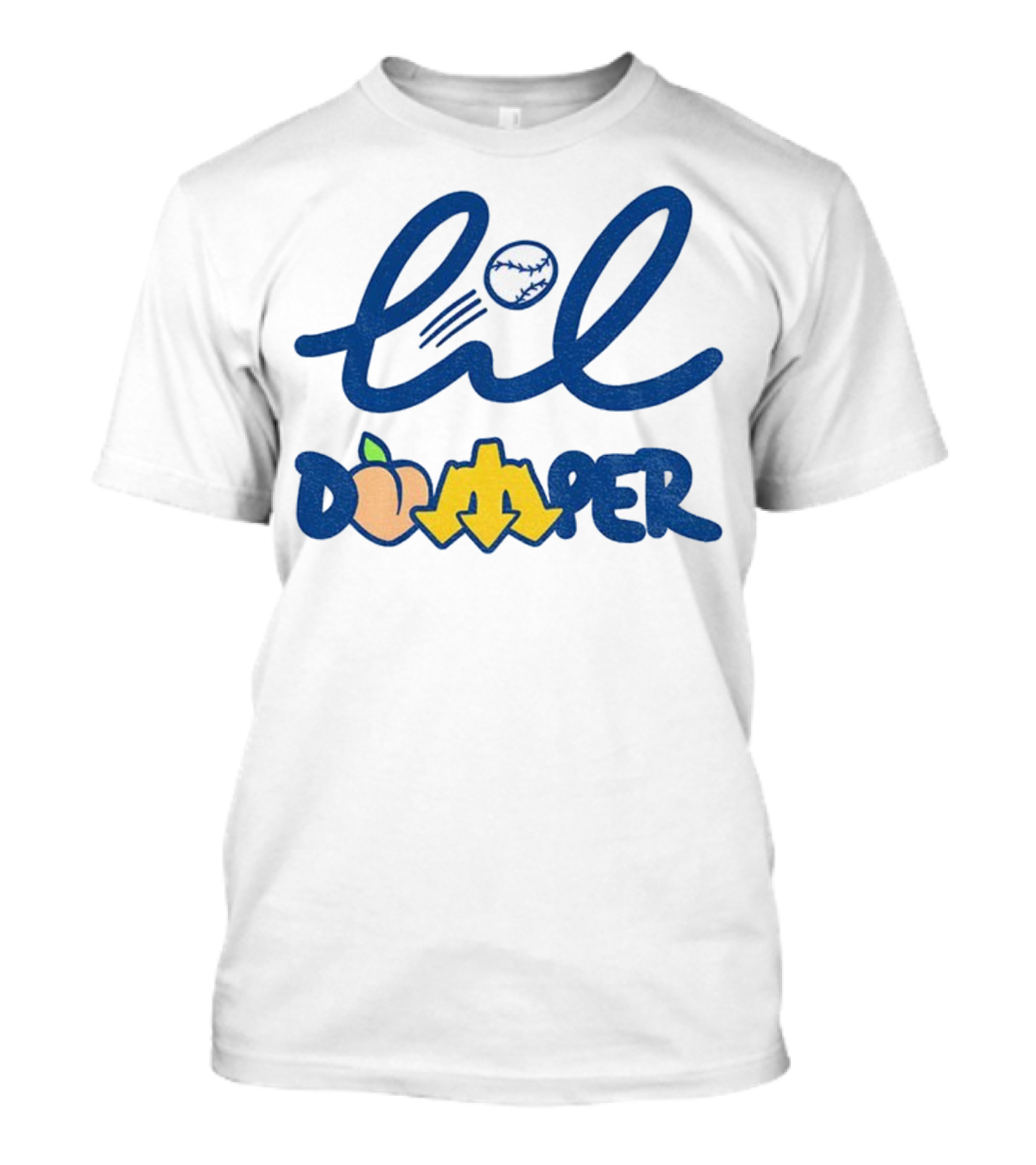 Lil’ Dumper Peach Trident Cal Raleigh Seattle Mariners MLB Baseball T-Shirt