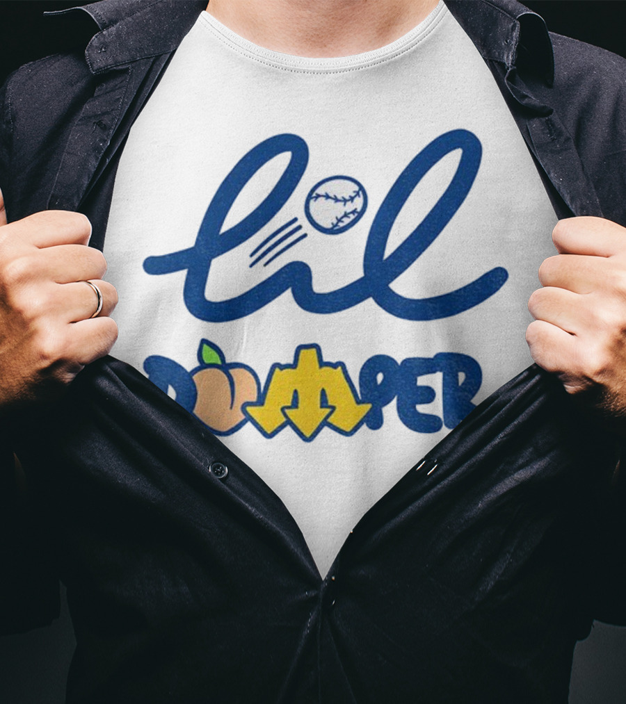 Lil’ Dumper Peach Trident Cal Raleigh Seattle Mariners MLB Baseball T-Shirt