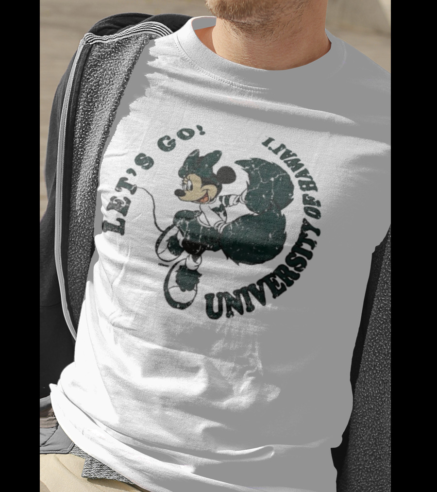 Let’s Go Minnie Mouse University Of Hawai’i Cheerleader T-Shirt