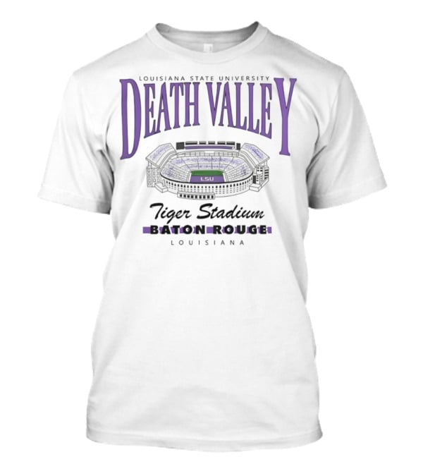 Louisiana State University Death Valley Tiger Stadium Baton Rouge LSU Vintage Classics T-Shirt