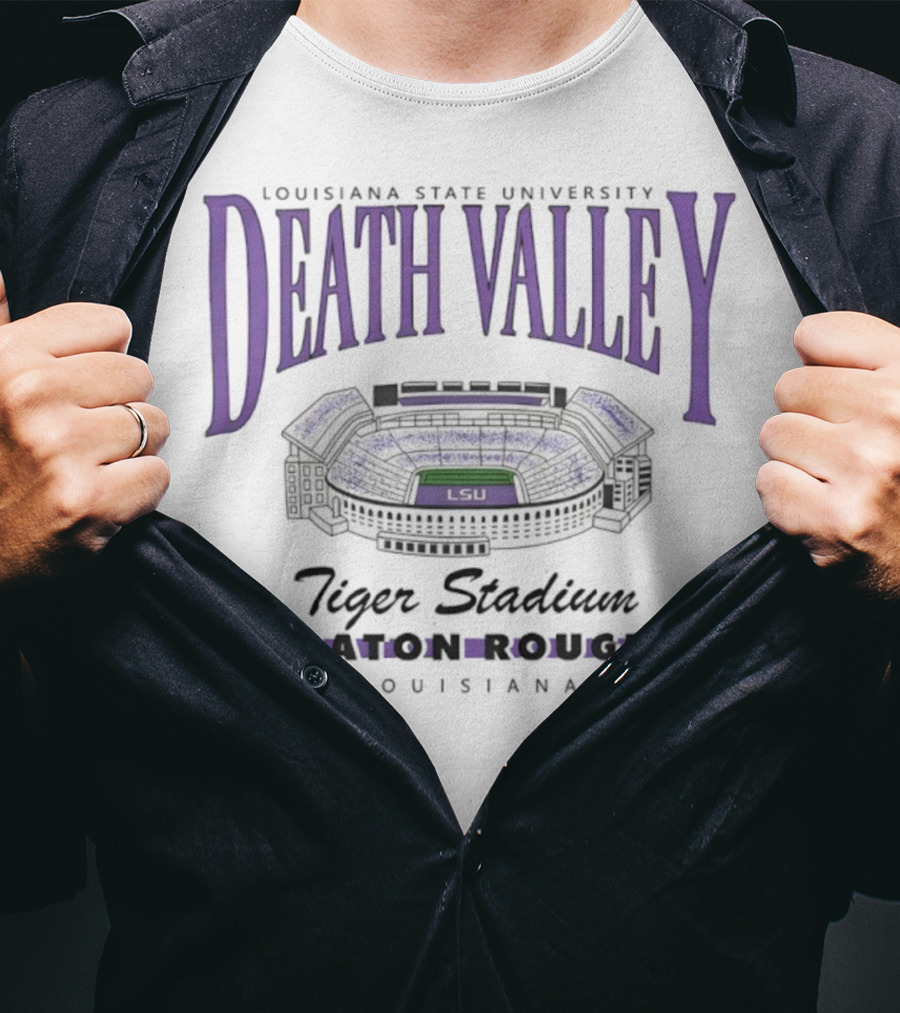 Louisiana State University Death Valley Tiger Stadium Baton Rouge LSU Vintage Classics T-Shirt