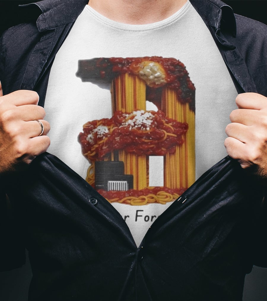 Never Forgetti Spaghetti 9/11 Memory Loss Awareness T-Shirt
