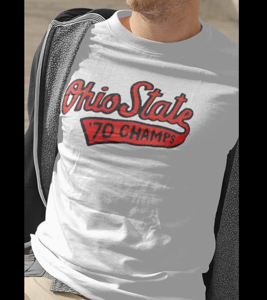 Ohio State Buckeyes Football '70 Champs Red Vintage Style T-Shirt