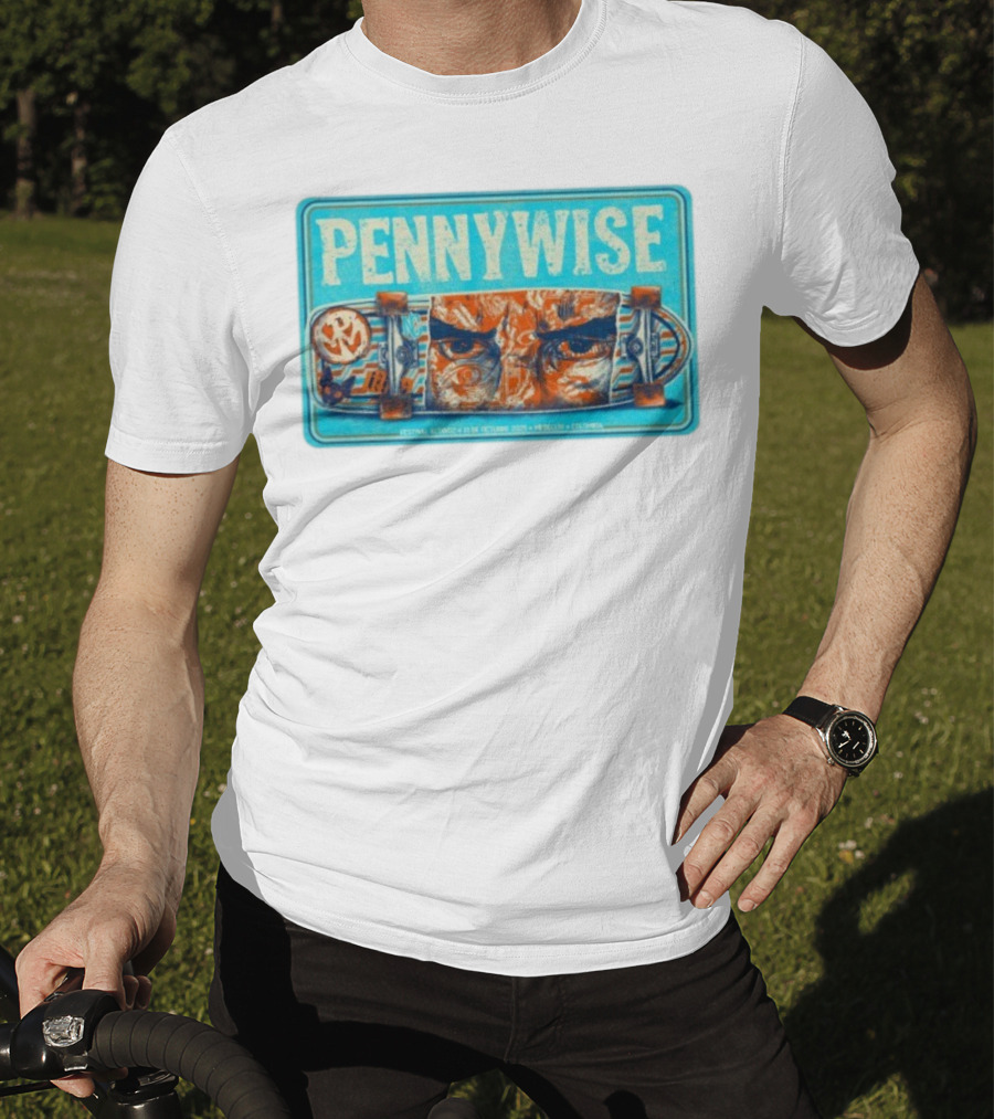 Pennywise Festival Altavoz Medellín CO Octubre 13 2025 Skateboard Art T-Shirt