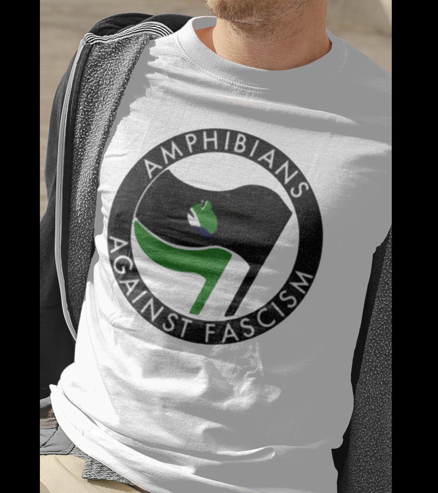 Amphibians Against Fascism Portland Frogs Antifa T-Shirt