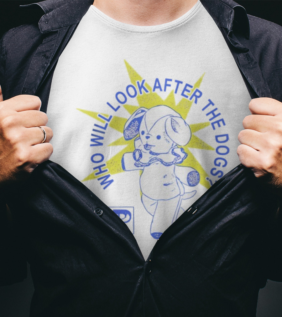 PUP Who Will Look After The Dogs Dog Star T-Shirt