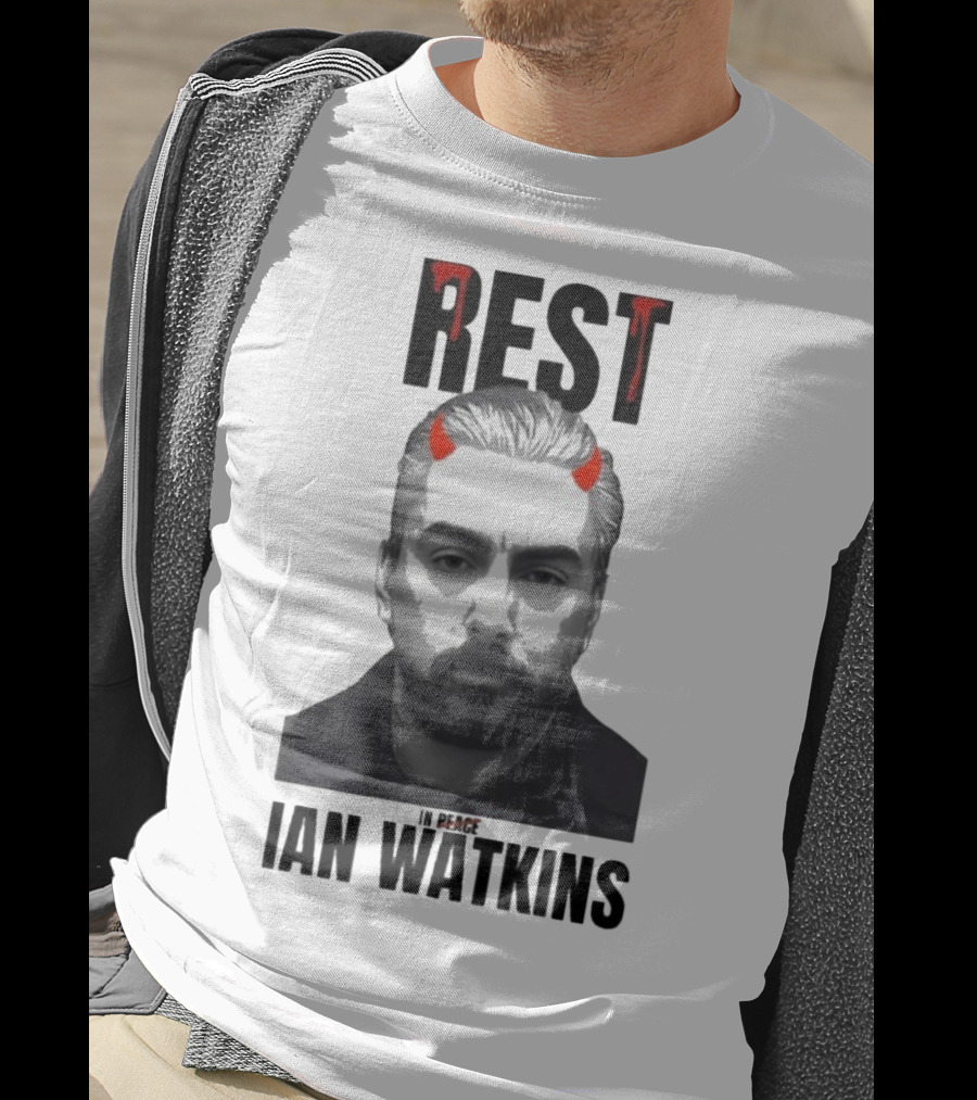 Rest In Peace Ian Watkins Devil Horns Image T-Shirt