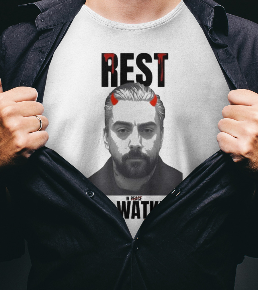 Rest In Peace Ian Watkins Devil Horns Image T-Shirt