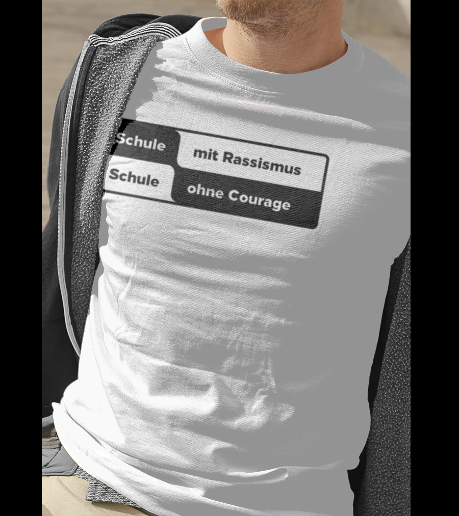 Schule Mit Rassismus Schule Ohne Courage Initiative Against Racism T-Shirt