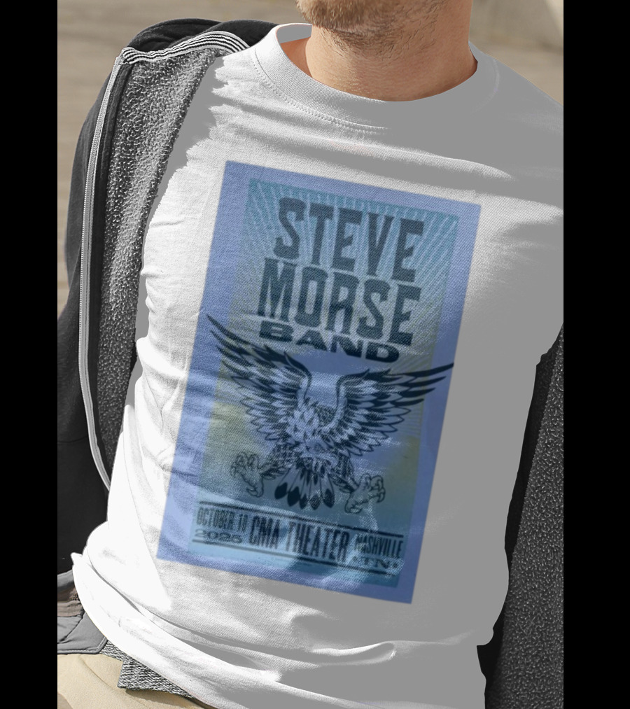 Steve Morse Band CMA Theater Nashville TN October 10 2025 Eagle Design T-Shirt