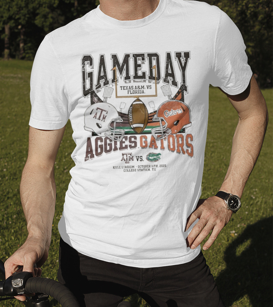 Gameday Texas A&M Aggies Vs Florida Gators Kyle Field November 5 2022 College Station TX T-Shirt