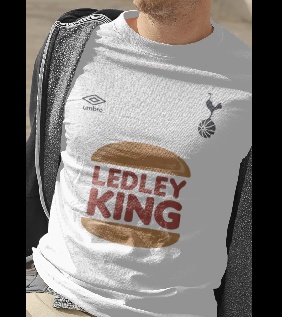 Tottenham Hotspur Umbro Ledley King Burger Logo T-Shirt
