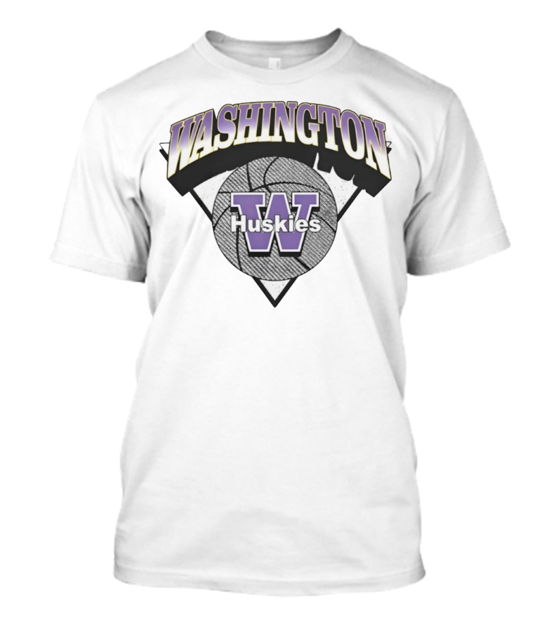 Washington Huskies Basketball Logo W T-Shirt