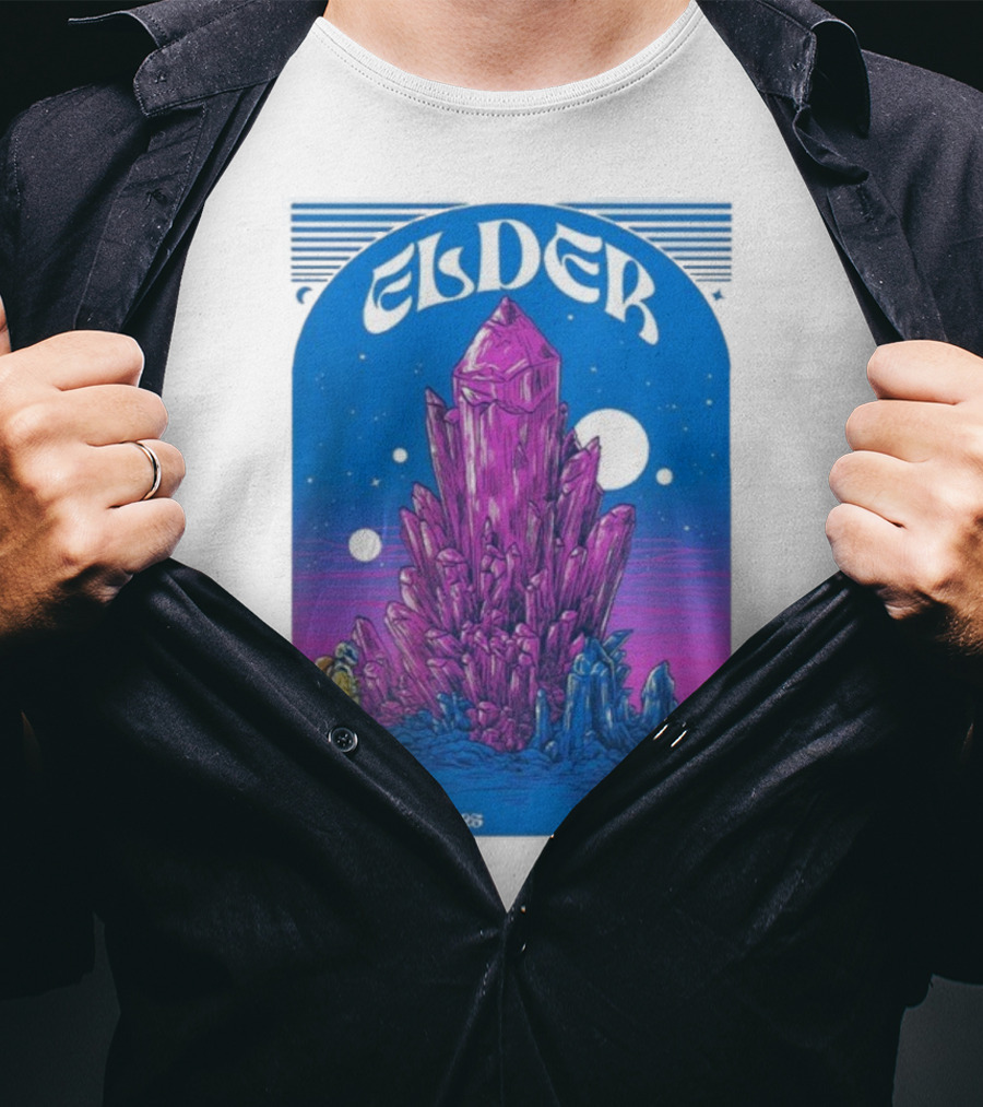 Elder Westill Fest 2025 Vallet France October 31 November 1 Cosmic Crystal Exploration Astronaut T-Shirt