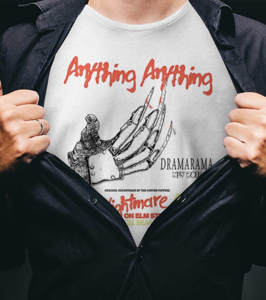 A Nightmare On Elm Street 4 Freddy Krueger Dramarama Anything Anything Halloween T-Shirt