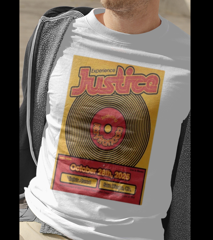 Experience Justice Featuring Kaytranada Live In Stereo October 28th 2025 Viejas Arena San Diego CA T-Shirt