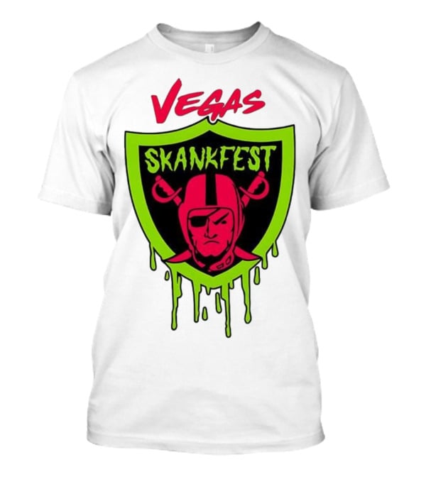 Vegas Skankfest Raiders Inspired Emblem T-Shirt