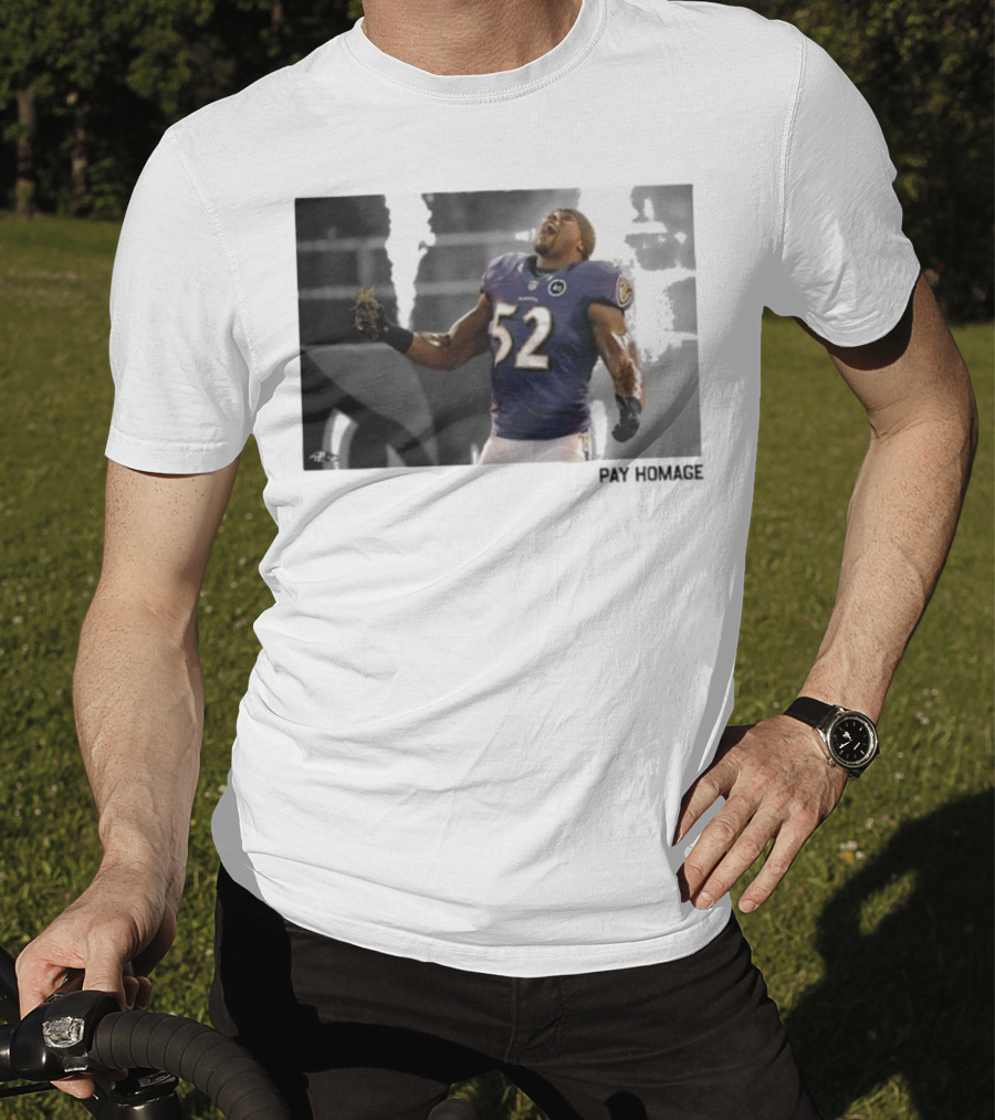 Ray Lewis Baltimore Ravens Legendary Passion NFL 52 T-Shirt