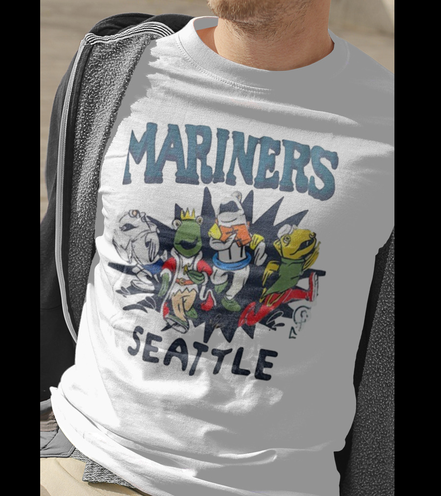 Mariners Seattle Salmon Run New Mascots T-Shirt