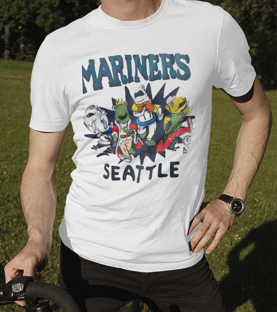 Mariners Seattle Salmon Run New Mascots T-Shirt