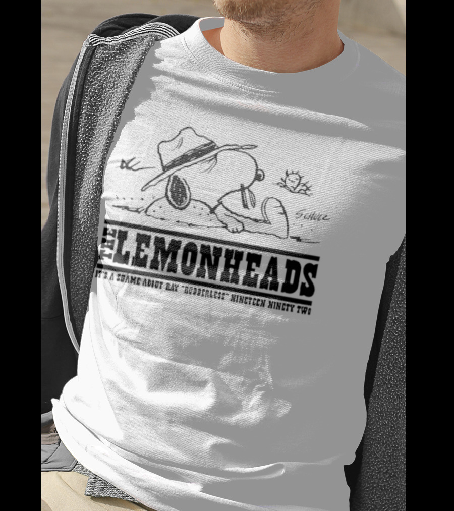 Lemonheads Snoopy Rudderless Tour Design T-Shirt