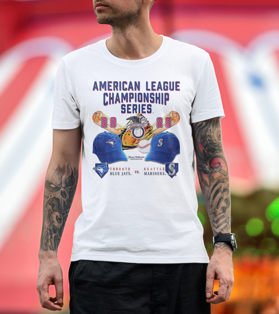 American League Championship Series 2025 Toronto Blue Jays Vs Seattle Mariners T-Shirt