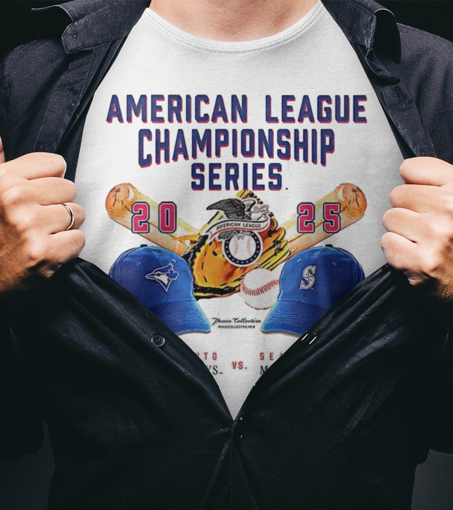American League Championship Series 2025 Toronto Blue Jays Vs Seattle Mariners T-Shirt