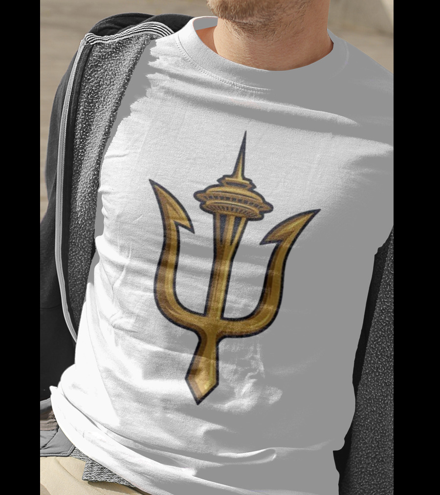 Seattle Mariners Trident Space Needle MLB Baseball 2025 Seize The Moments T-Shirt