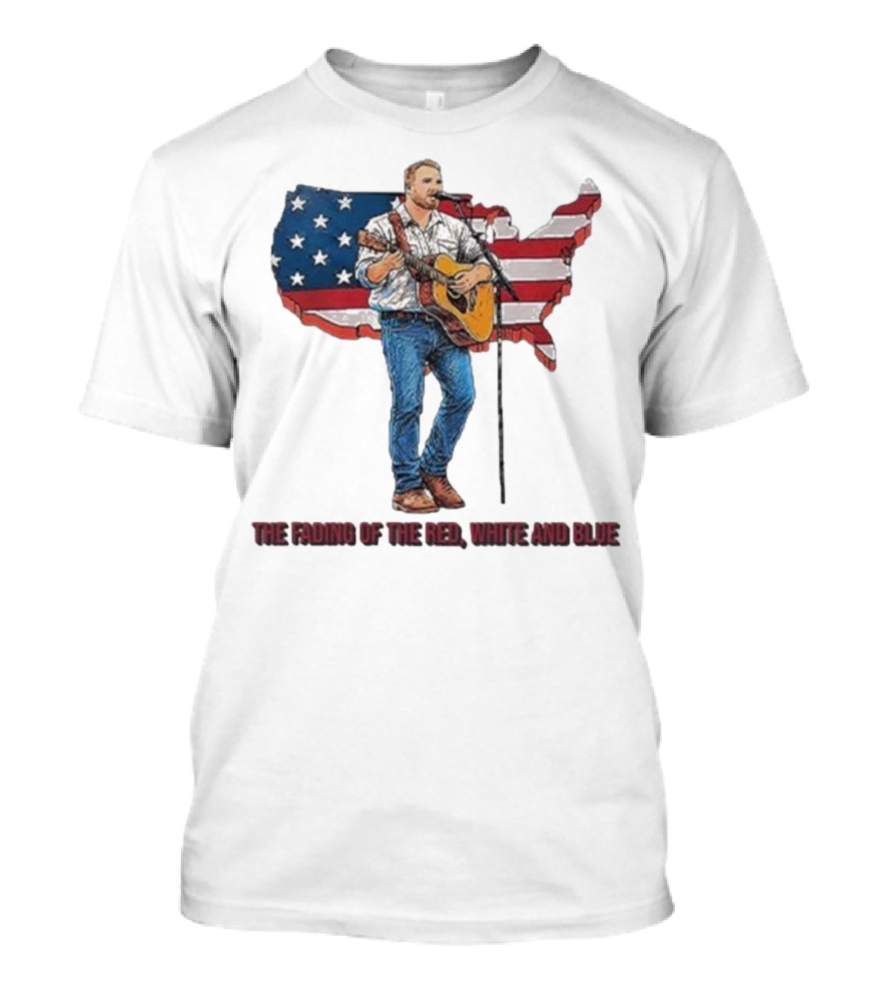 Zach Bryan The Fading Of The Red White And Blue T-Shirt