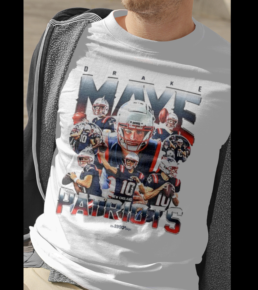 Drake Maye New England Patriots NFL Super Bowl 2025 T-Shirt