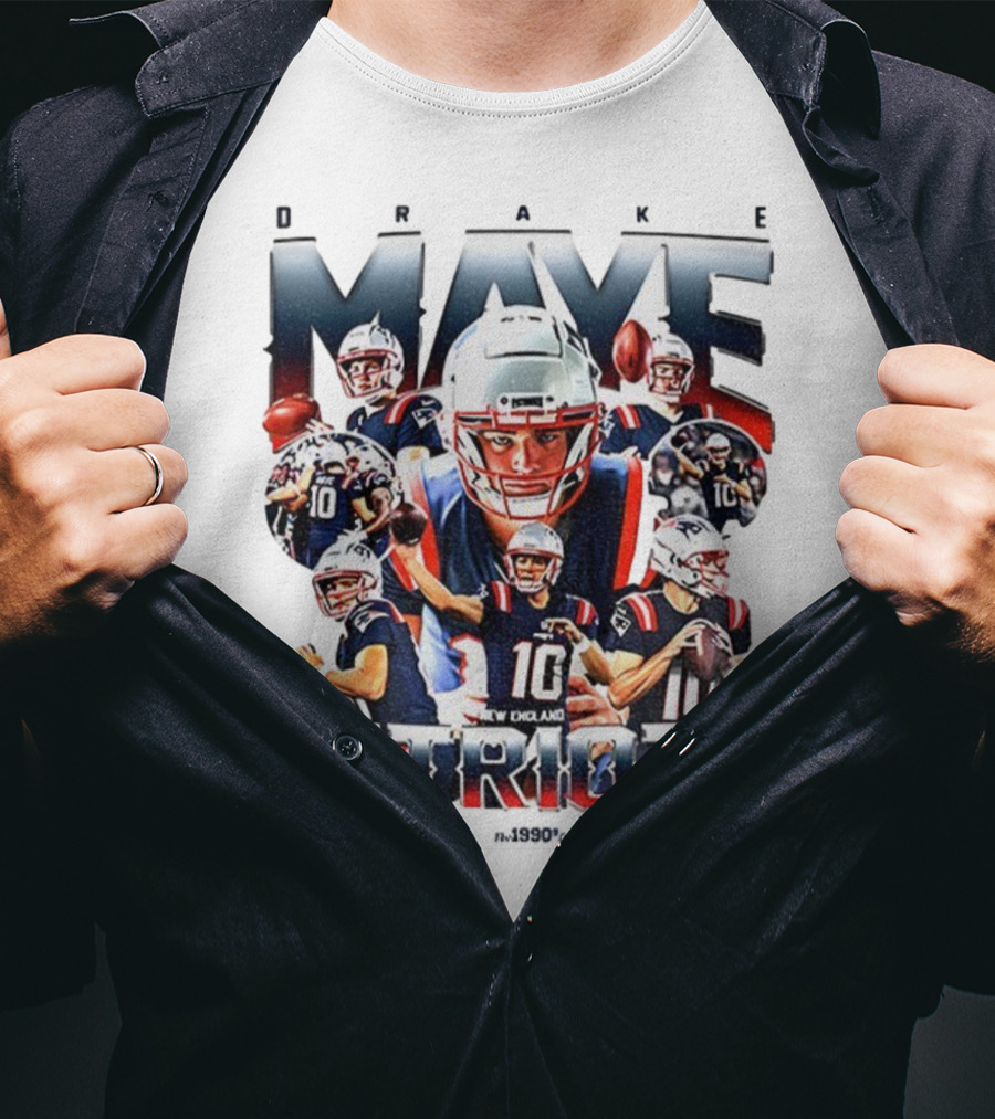 Drake Maye New England Patriots NFL Super Bowl 2025 T-Shirt