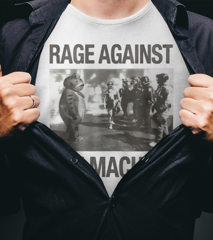 Rage Against The Machine Frog Confrontation T-Shirt