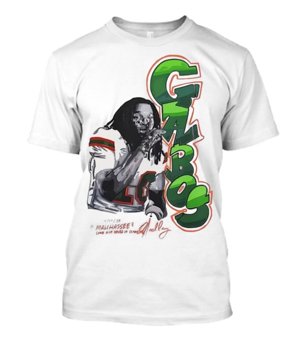 Malachi Toney Gabos Miami Hurricanes Malihassee Signature T-Shirt