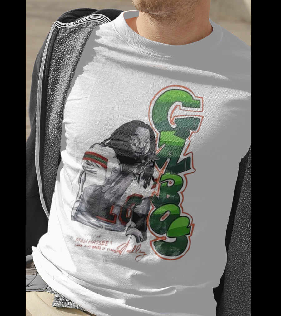 Malachi Toney Gabos Miami Hurricanes Malihassee Signature T-Shirt