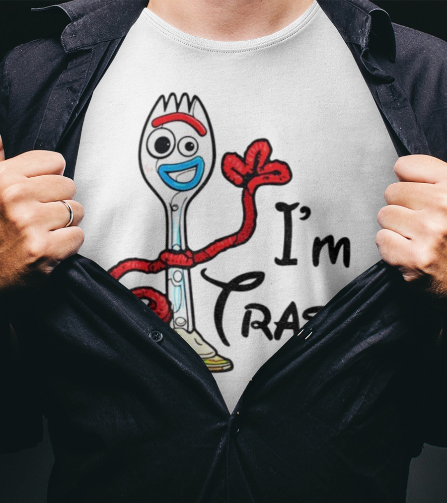 I’m Trash Fork Toy Story Pixar Character T-Shirt