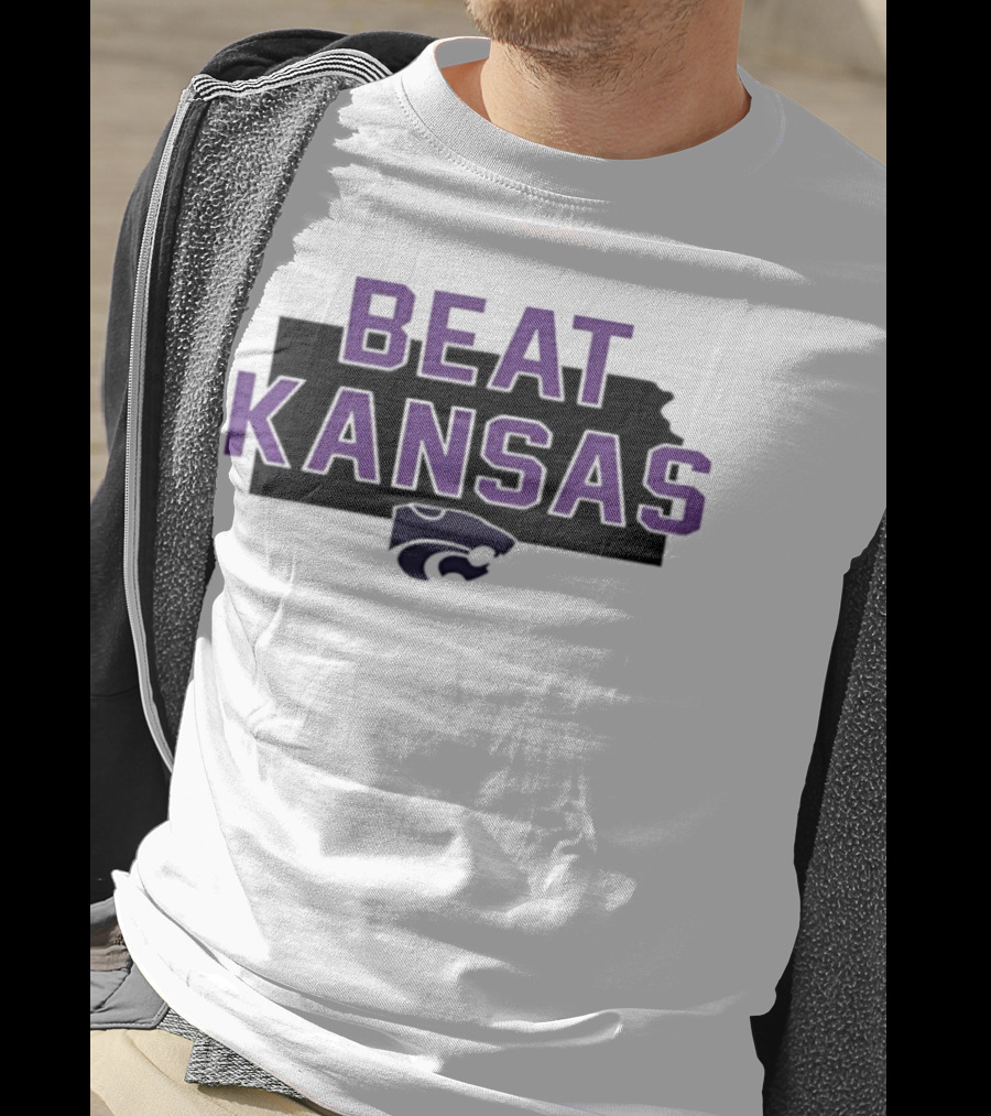Beat Kansas K-State Wildcats Fans Spirit T-Shirt