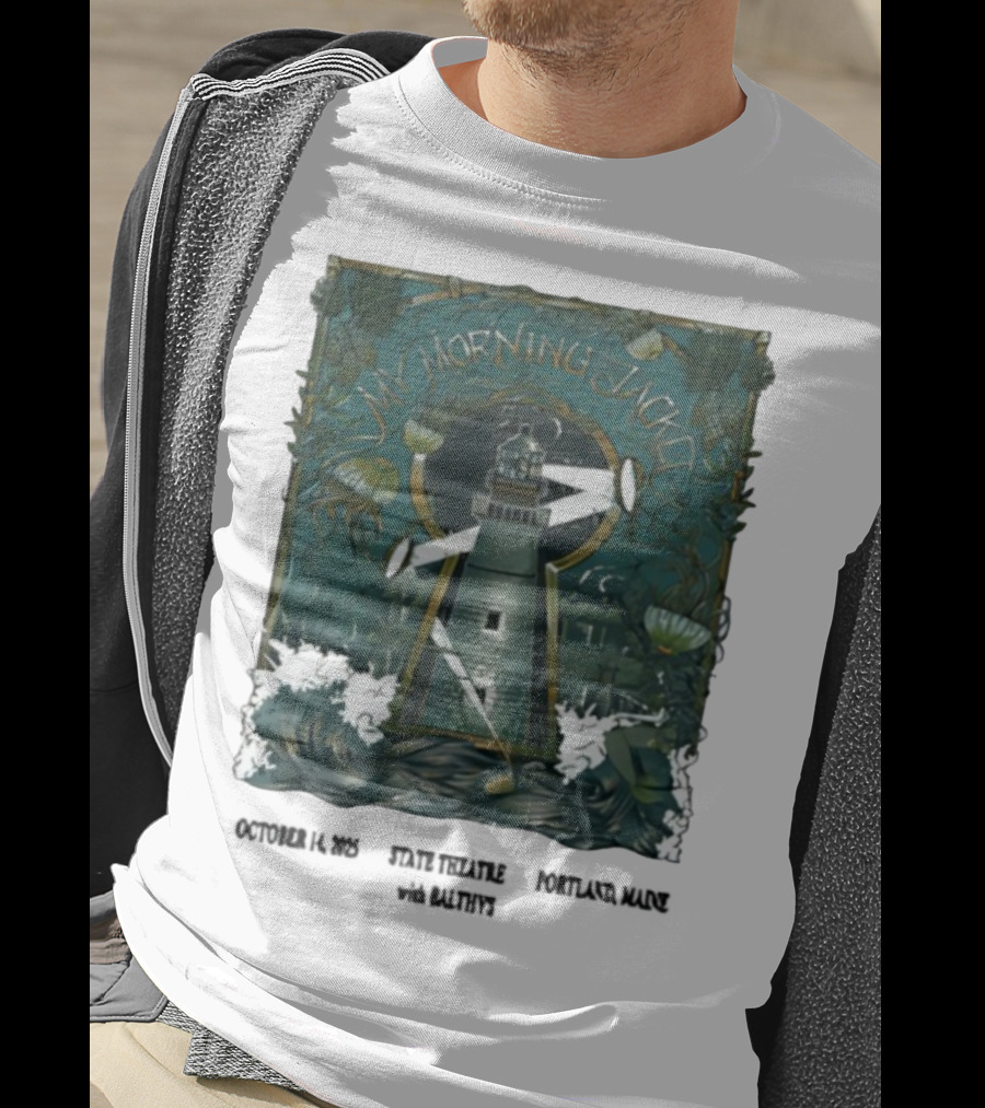 My Morning Jacket Lighthouse Portland ME October 2025 T-Shirt