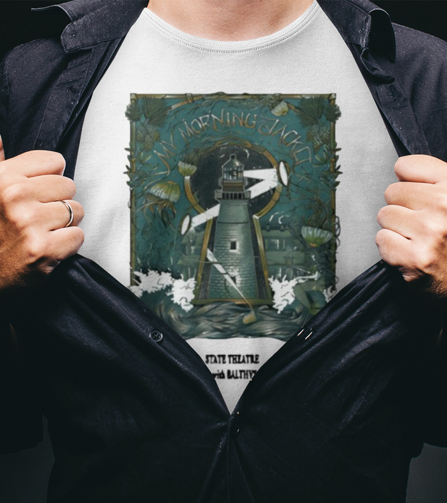 My Morning Jacket Lighthouse Portland ME October 2025 T-Shirt