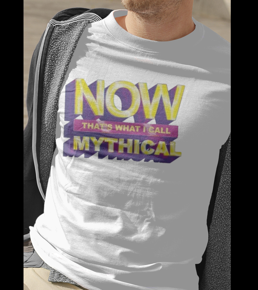 NOW That’s What I Call Mythical Retro 3D Text Style T-Shirt
