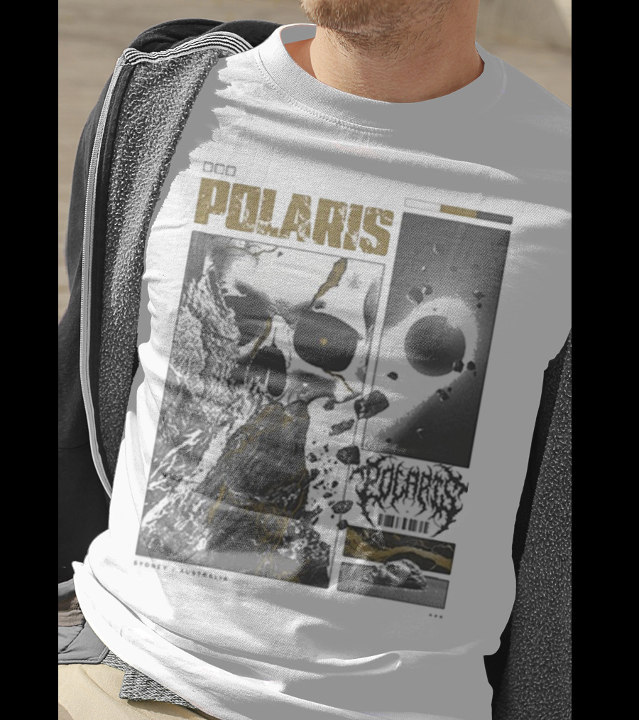 Polaris Kintsugi Skull Eclipse Aesthetic T-Shirt