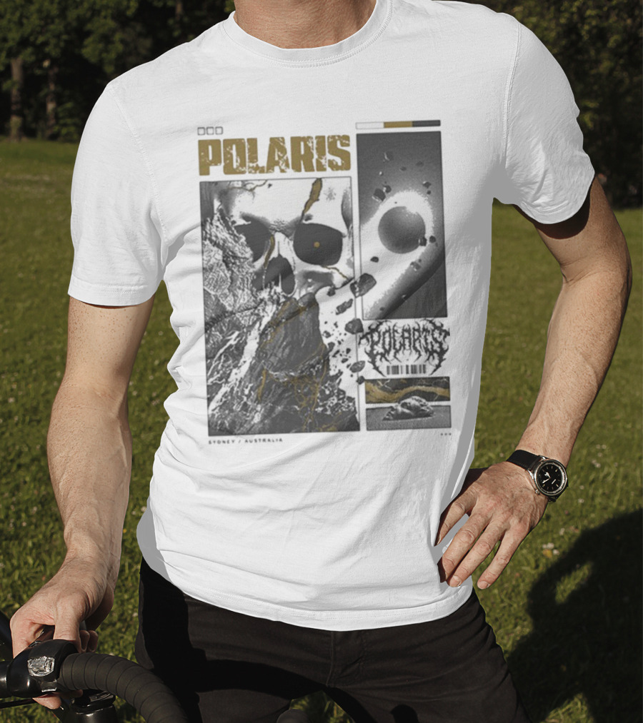 Polaris Kintsugi Skull Eclipse Aesthetic T-Shirt
