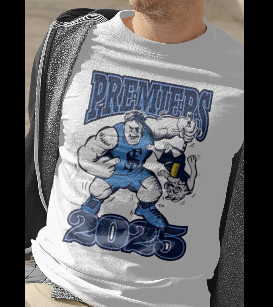 Sturt Football Club Premiers 2025 Mascot Victory Image T-Shirt