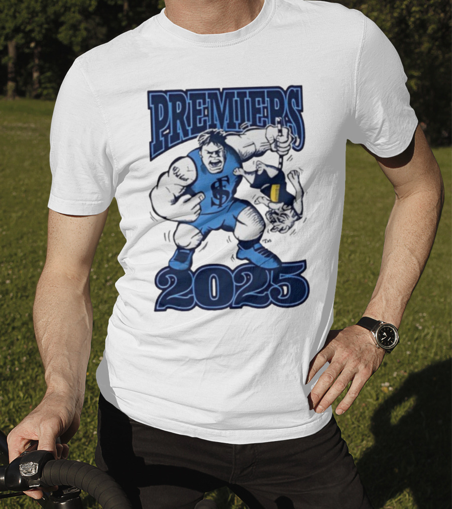 Sturt Football Club Premiers 2025 Mascot Victory Image T-Shirt