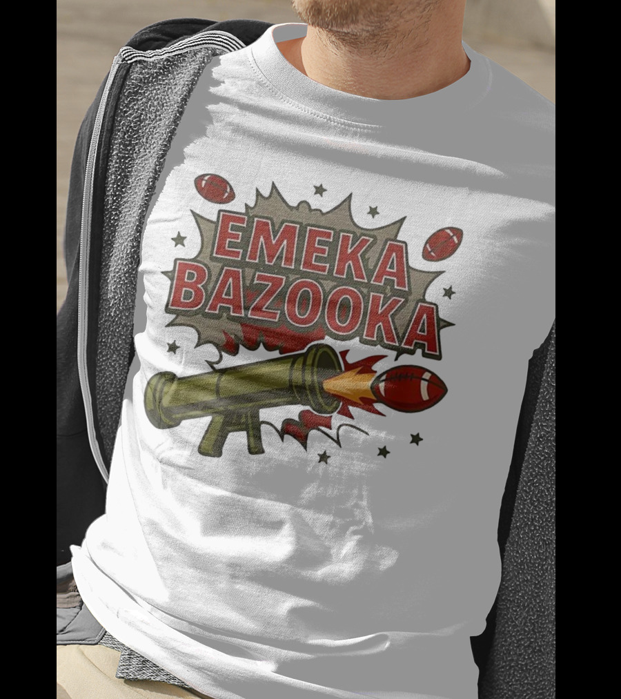 Tampa Bay Buccaneers Emeka Bazooka Football Blast T-Shirt